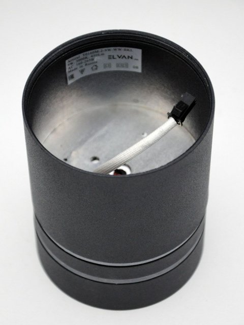 Потолочный светодиодный светильник Elvan NLS-T160M/2-9W-WW-Bk