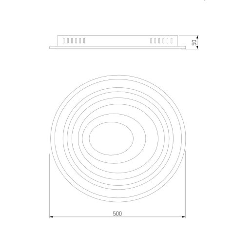 Потолочный светодиодный светильник Eurosvet Coloris 90214/1