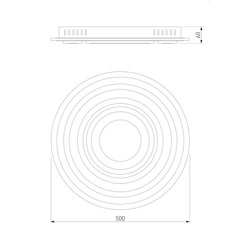 Потолочный светодиодный светильник Eurosvet Floris 90220/1 белый