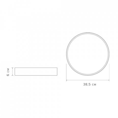 Потолочный светодиодный светильник Jazzway PPB Sсandic-R 5037090