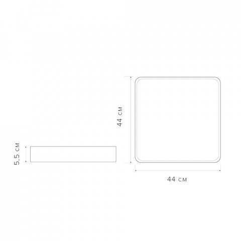 Потолочный светодиодный светильник Jazzway PPB Sсandic-S 5037397