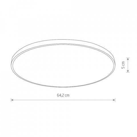 Потолочный светодиодный светильник Nowodvorski Agnes Round Led 8206