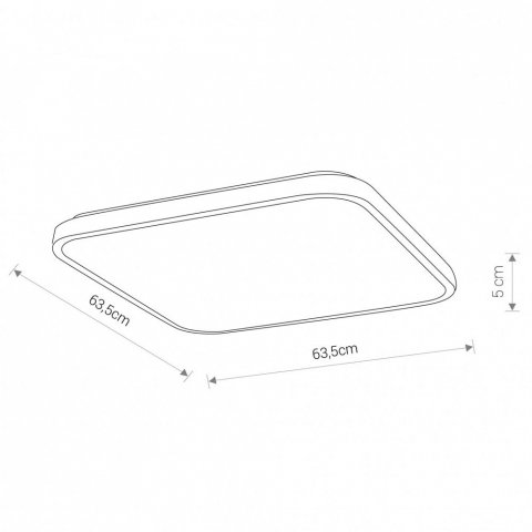 Потолочный светодиодный светильник Nowodvorski Agnes Square Led 8133