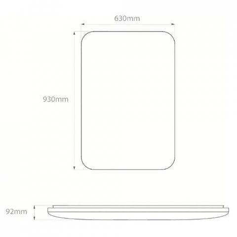 Потолочный светодиодный светильник Yeelight Halo Ceiling Light Pro YLXD49YL