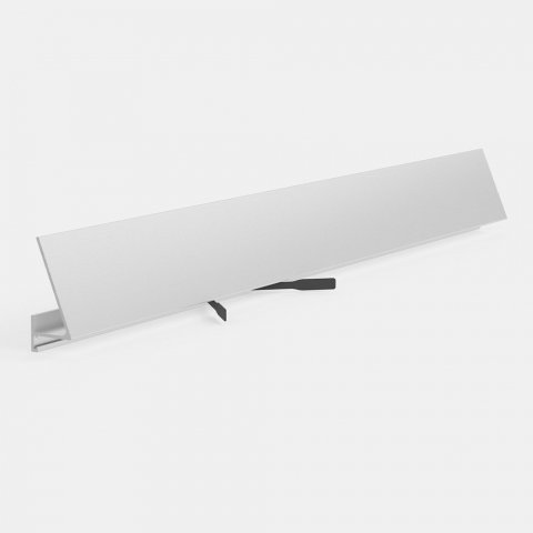 Микроплинтус Corner 570 Белый муар Pro Design 30 мм х 15.5 мм х 2700 мм