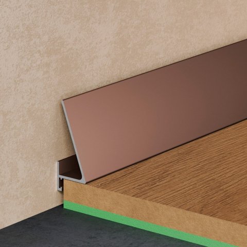 Микроплинтус Corner 570  коньяк Pro Design 30 мм х 15.5 мм х 2700 мм