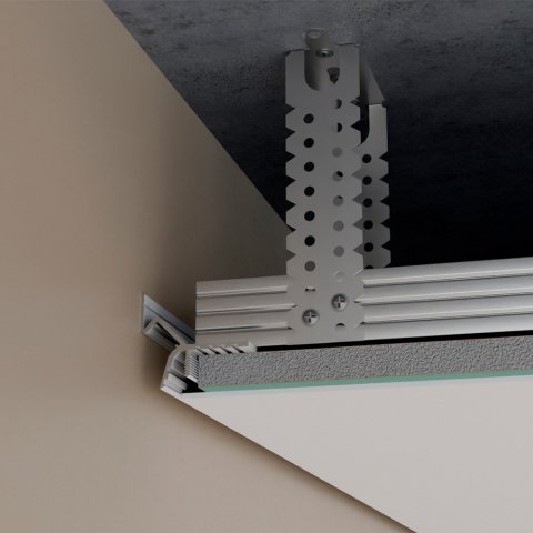 Потолочный плинтус (профиль) Pro Design Gipps 594 Белый