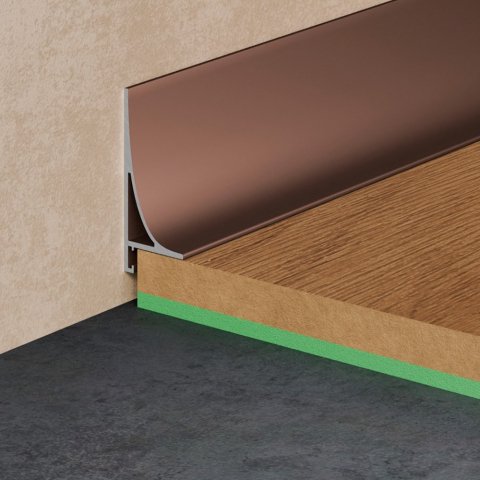 Микроплинтус Design Corner L 584 Коньяк Pro Design 35 мм х 15.5 мм х 2700 мм