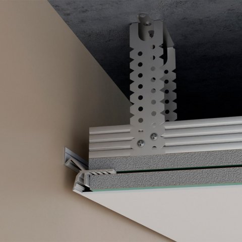 Потолочный плинтус (профиль) Pro Design Gipps 594 Белый