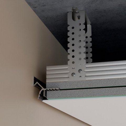 Потолочный плинтус (профиль) Pro Design Gipps 594 Черный