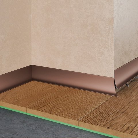 Микроплинтус Design Corner L 584 Коньяк Pro Design 35 мм х 15.5 мм х 2700 мм