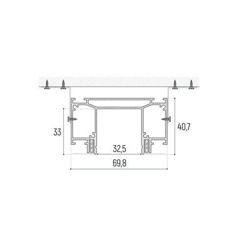 Профиль для шинопровода Novotech 135189