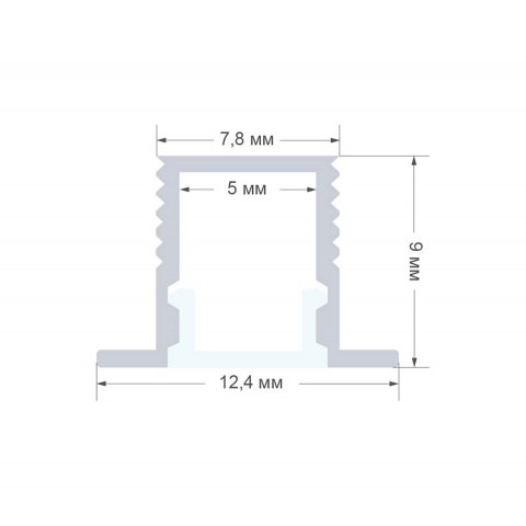 Профиль встраиваемый Apeyron 08-39