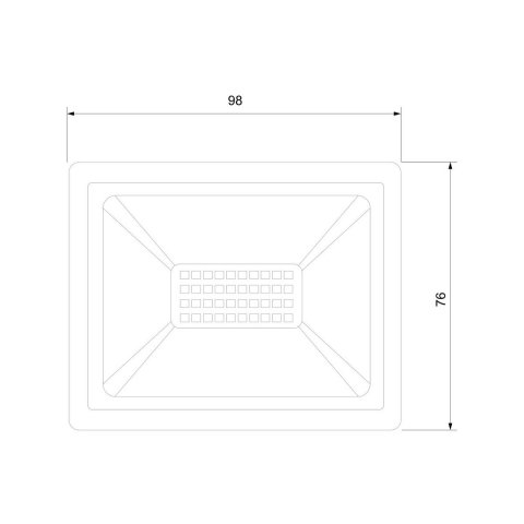 Прожектор светодиодный Elektrostandard Elementary 026 FL LED 30W 6500K IP65 a051942