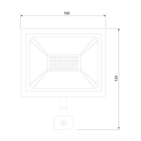 Прожектор светодиодный Elektrostandard Elementary 027 FL LED 30W 6500K IP44 a051943