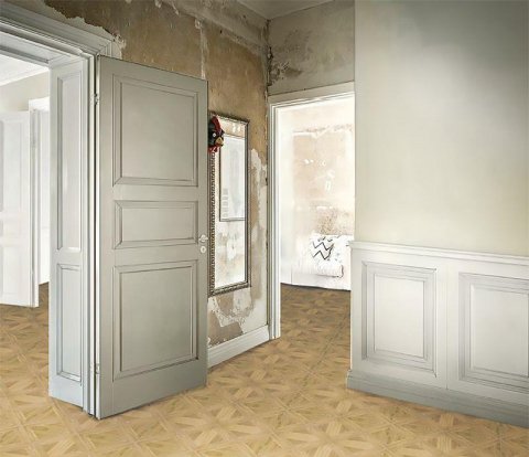 Модульный паркет Kochanelli Квадро Дуб Эстато