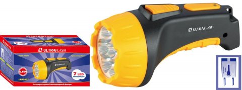 Рабочий светодиодный фонарь Ultraflash Accu Profi аккумуляторный 155х75 25 лм LED3807  9216