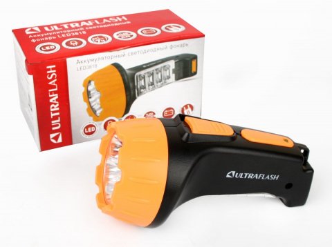Рабочий светодиодный фонарь Ultraflash Accu Profi аккумуляторный 155х75 25 лм LED3818  10973