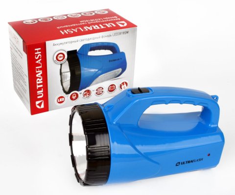 Рабочий светодиодный фонарь Ultraflash Accu Profi аккумуляторный 195х125 120 лм LED3818SM  12889