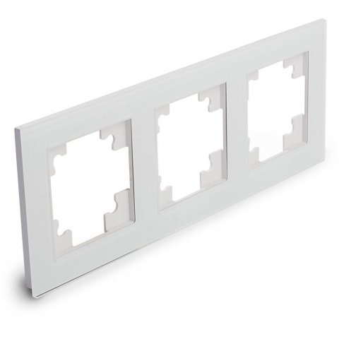Рамка 3-постовая Stekker Катрин белый GFR00-7003-01 39256