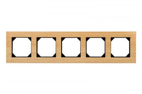 Рамка 5-постовая Liregus Epsilon дуб 28-224