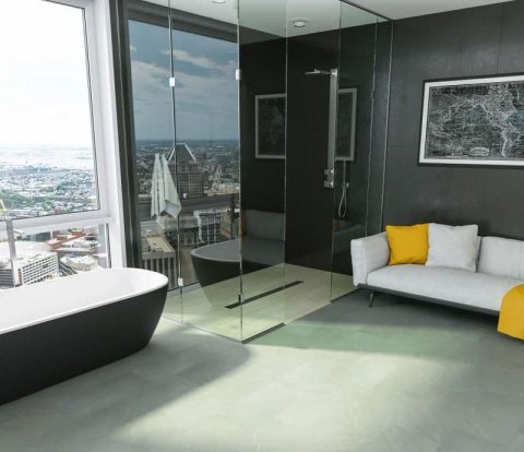 Кварцевый SPC ламинат Fargo Stone 66S451 Серый Риальто