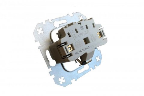 Розетка 2P+E Liregus Retro кремовый омбре 29-124