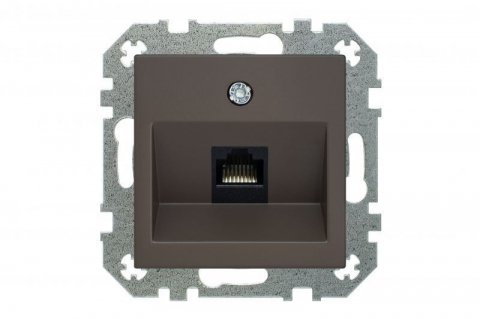 Розетка RJ45 Liregus Retro коричневый омбре 29-035