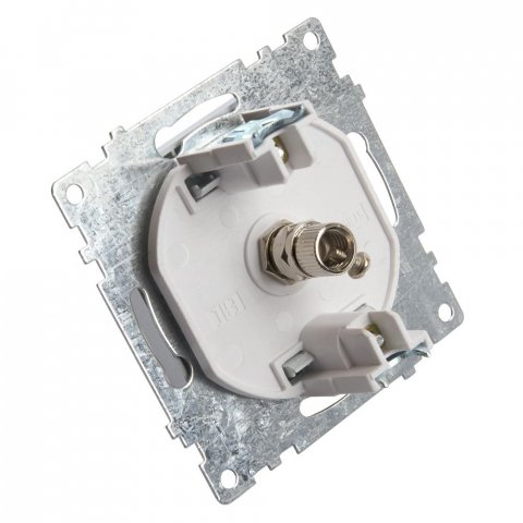 Розетка телевизионная TV Stekker Катрин серебро GLS00-7108-03 39586