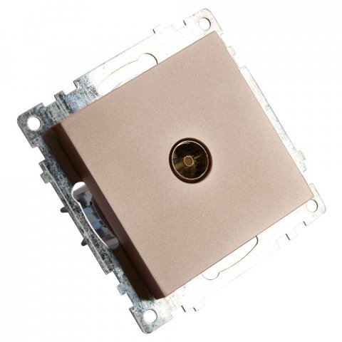 Розетка телевизионная TV Stekker Катрин шампань GLS00-7108-02 39600