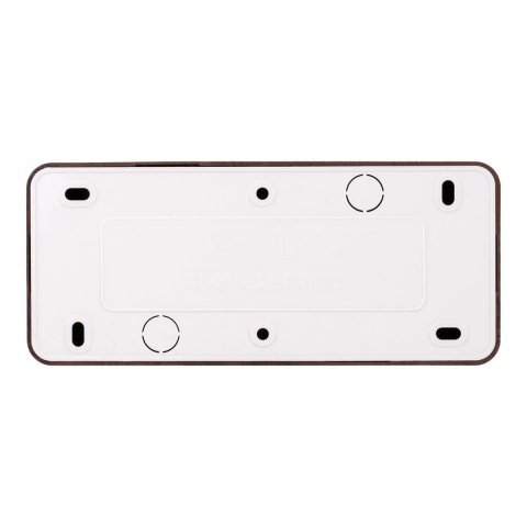 Розетка тройная 2P TDM Electric Ладога со шторками бук SQ1801-0325