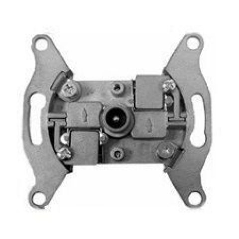 Розетка TV оконечная Liregus Epsilon антрацит 28-1142