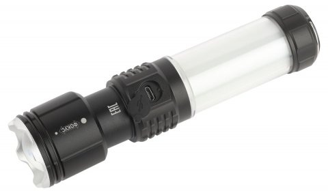 Ручной светодиодный фонарь ЭРА Армия России Тайфун аккумуляторный 163х38 350 лм MA-703 Б0052320