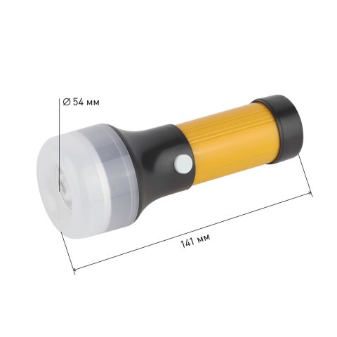 Ручной светодиодный фонарь ЭРА Трофи от батареек 141х54 40 лм TB10S Б0025678