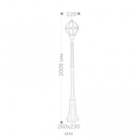 Садово-парковый светильник Feron Версаль PL3807 11380