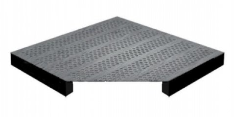 Плита фальшпола вентиляционная Perfaten Атлант AIRVENT с PVC, 600*600 мм