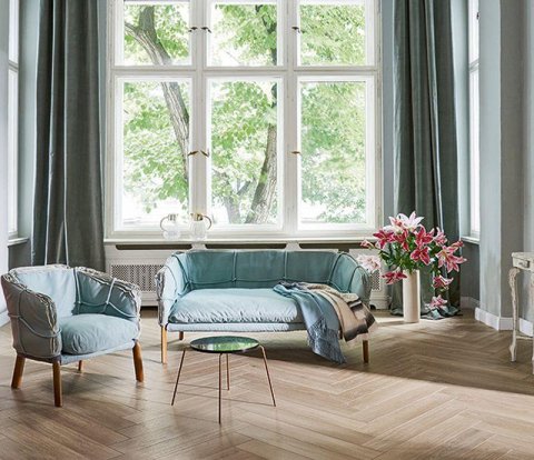 Ламинат Parador Trendtime 3 1730252 Дуб Скайлайн жемчужно-серый