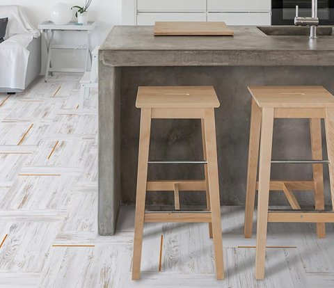 Замковое напольное пробковое покрытие Corkstyle Woodwise Spark Orange