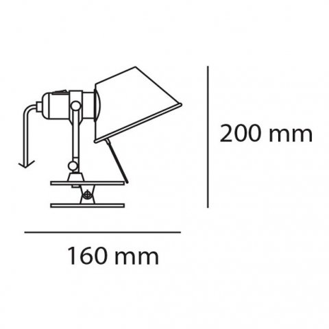 Спот Artemide Tolomeo A010860