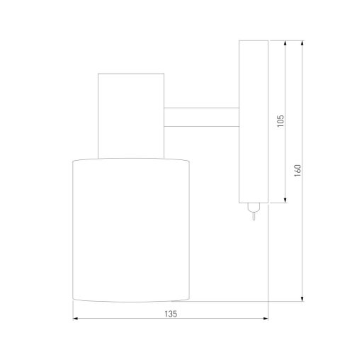 Спот Eurosvet Corso 20089/1 хром