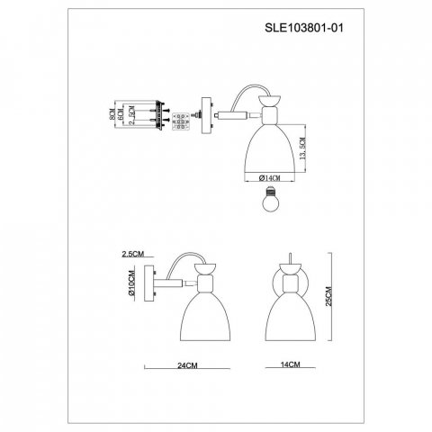 Спот Evoluce Balcamo SLE103801-01