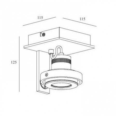 Спот Lucide Landa II 17906/06/31
