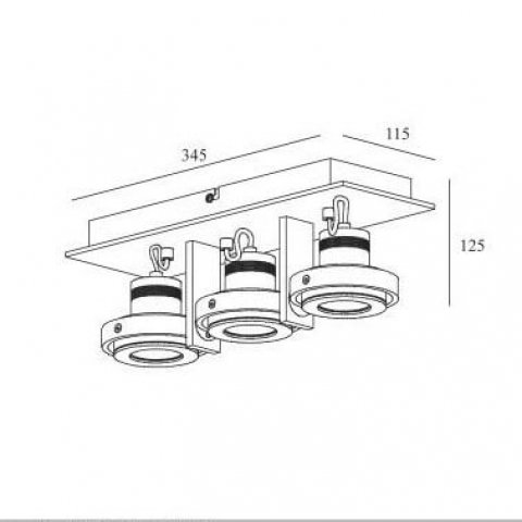 Спот Lucide Landa II 17906/16/12