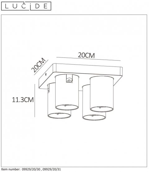 Спот Lucide Nigel 09929/20/31