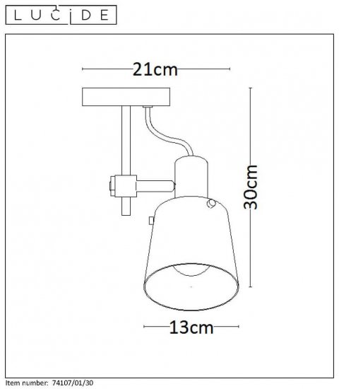Спот Lucide Quinny 74107/01/30