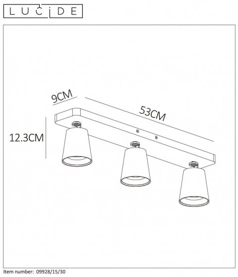 Спот Lucide Turnon 09928/15/30