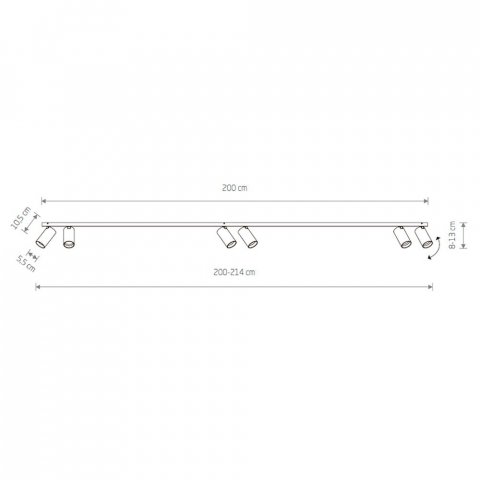 Спот Nowodvorski Mono 7844