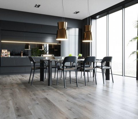 Кварцевый плинтус Fargo Comfort XXL DL 1602 Дуб Каменный Берег