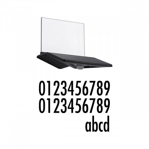 Светильник на солнечных батареях Paulmann Outd Solar Hausnr-Leuchte Yoko 94243