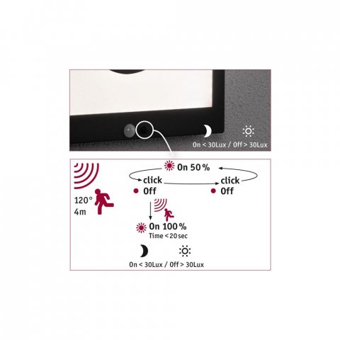 Светильник на солнечных батареях Paulmann Taija 94263